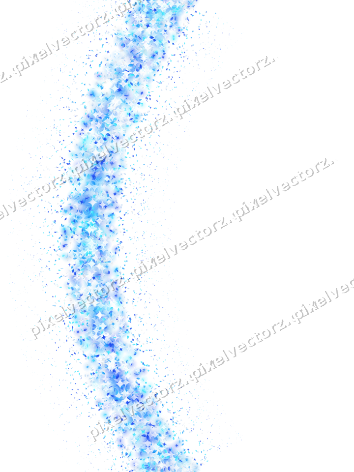 Nahtloser Glitzerbogen aus Funken und Tropfen auf transparentem Grund