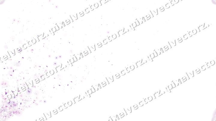 Nahtloser Glitzerfächer aus Tropfen in Magenta auf transparentem Grund