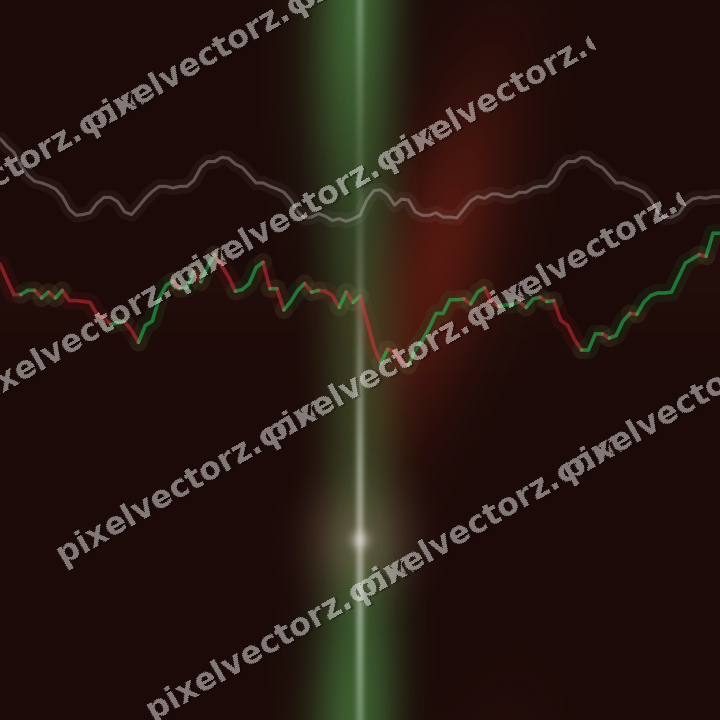 Nahtloser Neon Diagramm Hintergrund in Rot und Orange