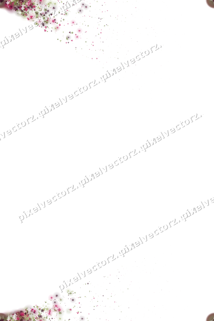 Nahtloser Glitzerfächer aus Sternen und Funken auf transparentem Grund