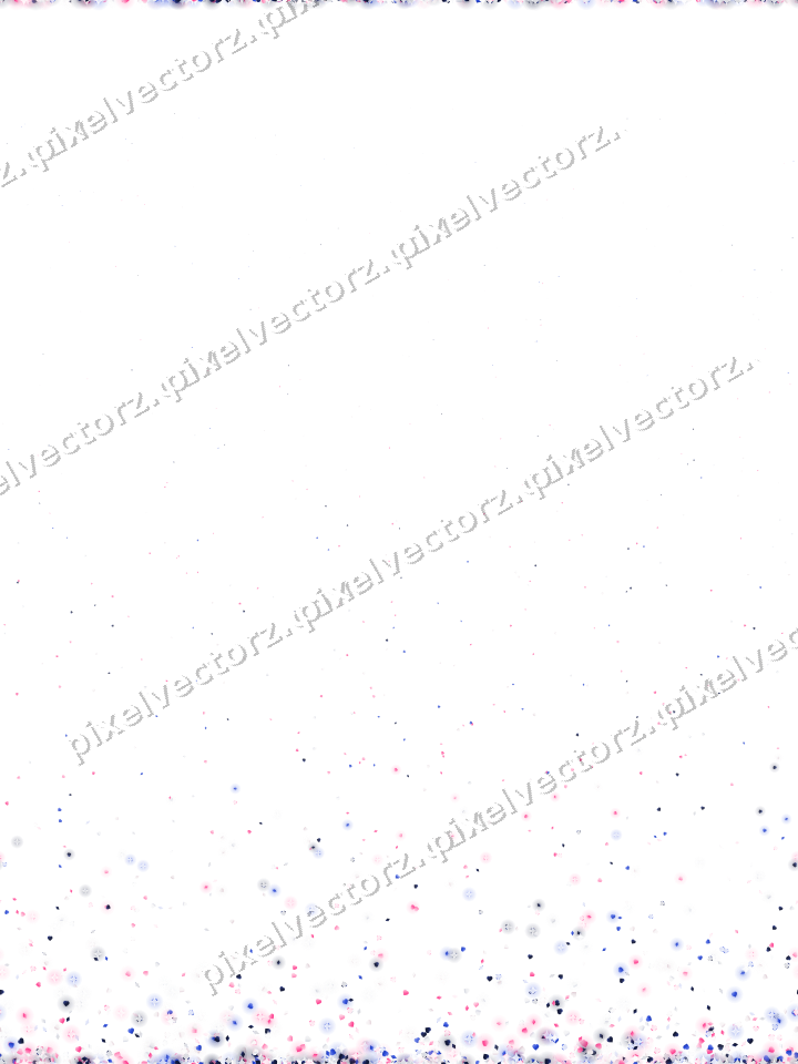 Nahtloser Glitzeraufstieg in Rosa und Blau auf transparentem Grund