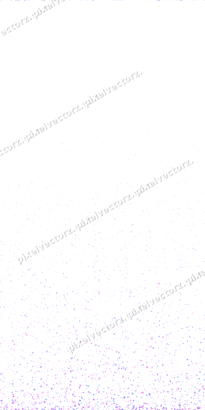 Nahtloser Glitzeraufstieg in Violett und Blau auf transparentem Grund