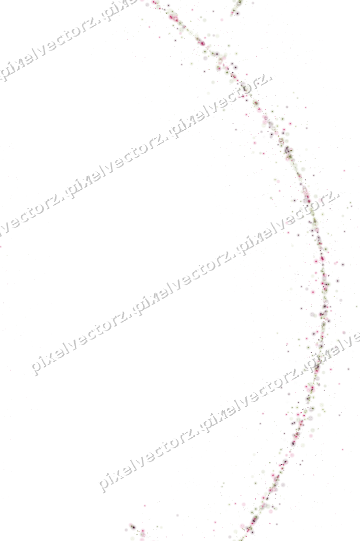 Nahtloser Glitzerbogen aus Sternen und Tropfen auf transparentem Grund