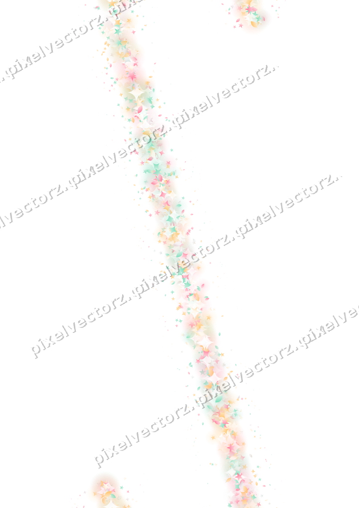 Nahtloses Glitzerband aus Sternen und Funken auf transparentem Grund