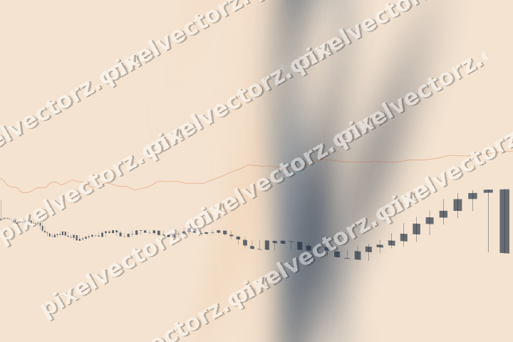 Nahtloser Pastell Diagramm Hintergrund in Dunkelblau und Orange