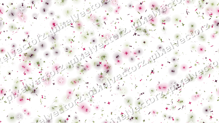 Nahtlose Glitzerstreuung in Limette und Rosa auf transparentem Grund