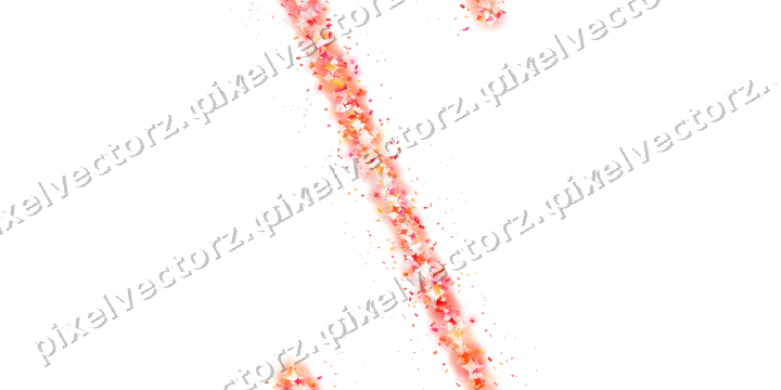 Nahtloses Glitzerband in Rot und Orange auf transparentem Grund