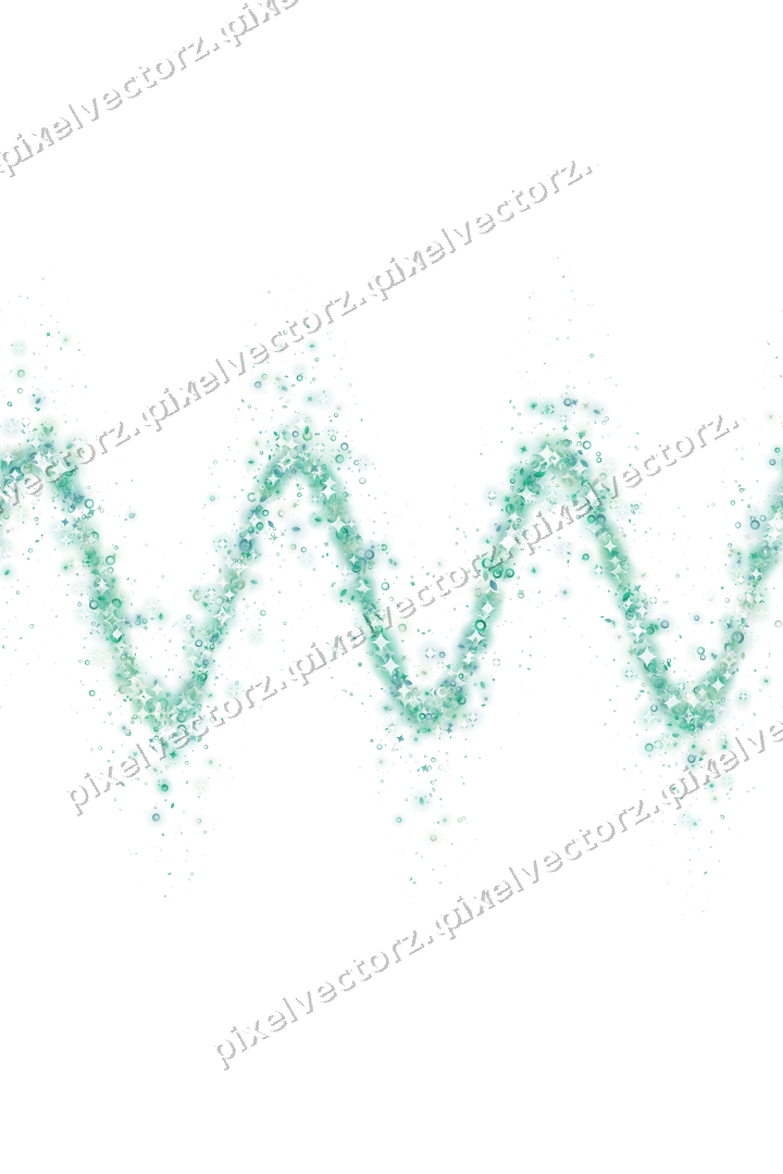 Nahtlose Glitzerwelle aus Funken und Tropfen auf transparentem Grund