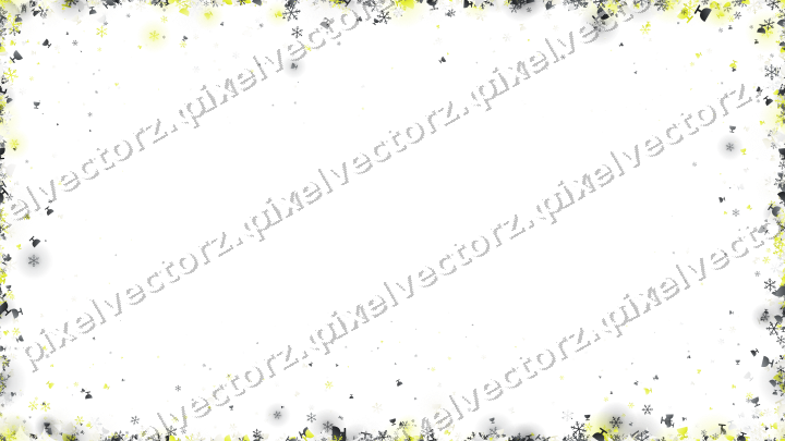 Nahtlose Glitzervignette in Gelb und Grau auf transparentem Grund