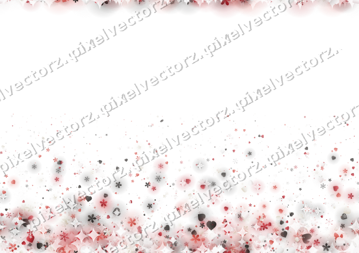 Nahtloser Glitzeraufstieg in Rot auf transparentem Grund