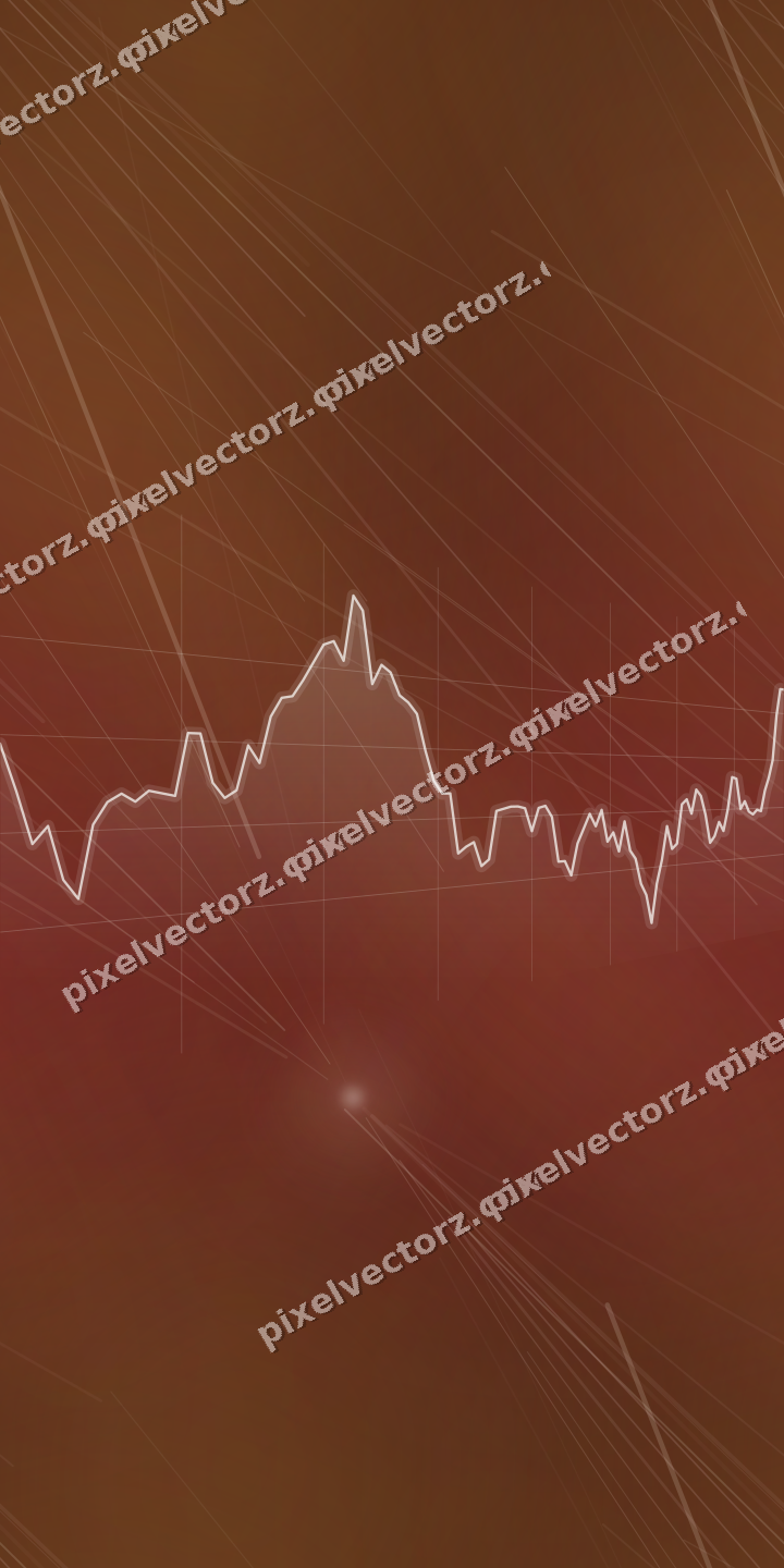 Nahtloser Neon Diagramm Hintergrund in Orange und Bernstein