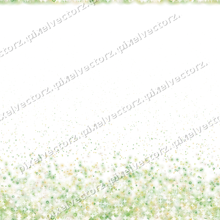 Nahtloser Glitzeraufstieg in Limette und Gelb auf transparentem Grund