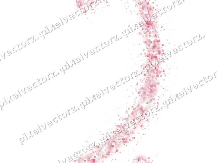 Nahtloser Glitzerbogen aus Punkten auf transparentem Grund