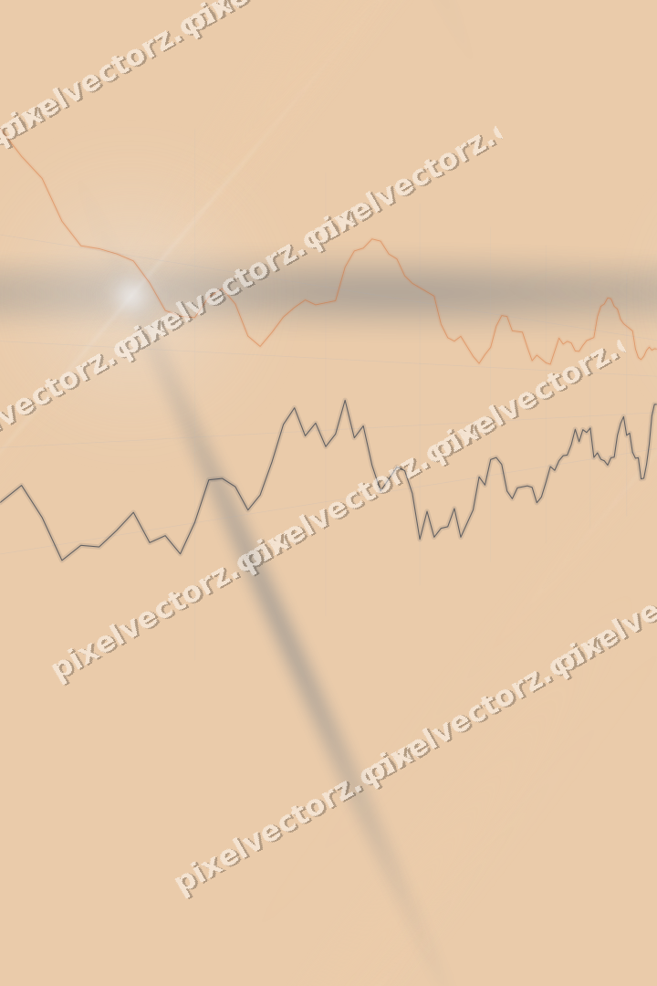 Nahtloser Pastell Diagramm Hintergrund in Dunkelblau und Orange
