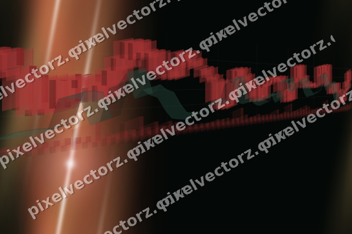 Nahtloser Neon Diagramm Hintergrund in Rot und Grün