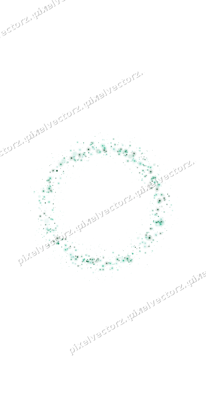 Nahtloser Glitzerkranz aus Sternen auf transparentem Grund