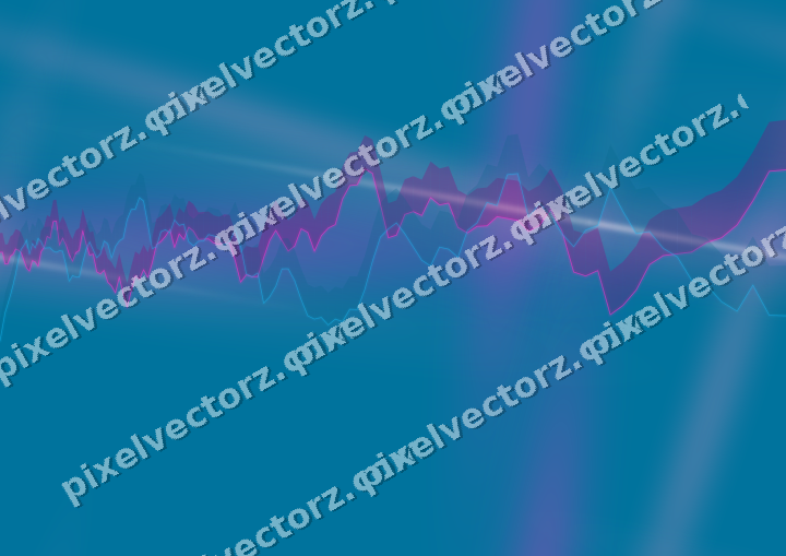 Nahtloser Neon Diagramm Hintergrund in Magenta und Violett