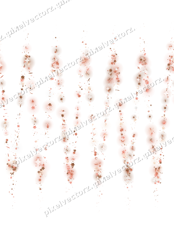 Nahtlose Glitzerwelle in Orange und Rot auf transparentem Grund