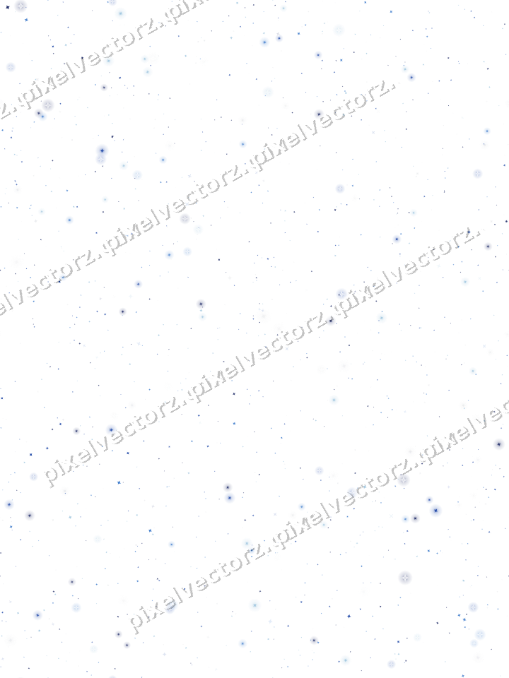 Nahtlose Glitzerstreuung aus Funken in Blau auf transparentem Grund