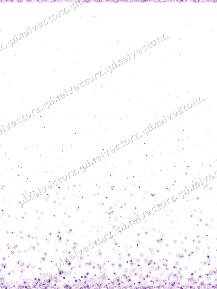 Nahtloser Glitzeraufstieg in Violett auf transparentem Grund