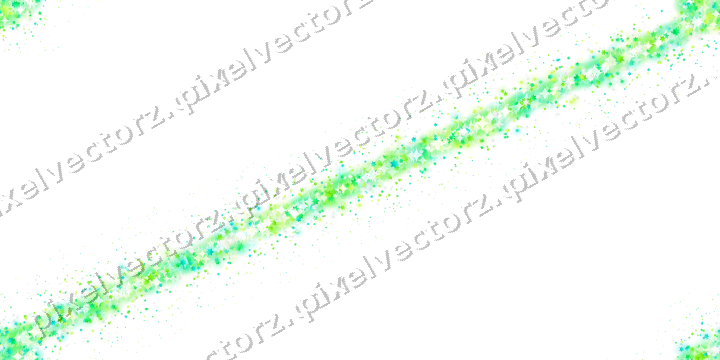 Nahtloses Glitzerband aus Sternen in Grün auf transparentem Grund