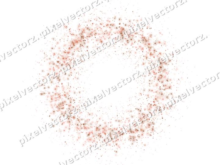 Nahtloser Glitzerkranz in Orange und Rot auf transparentem Grund