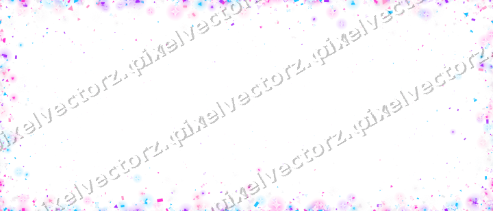 Nahtlose Glitzervignette in Magenta auf transparentem Grund