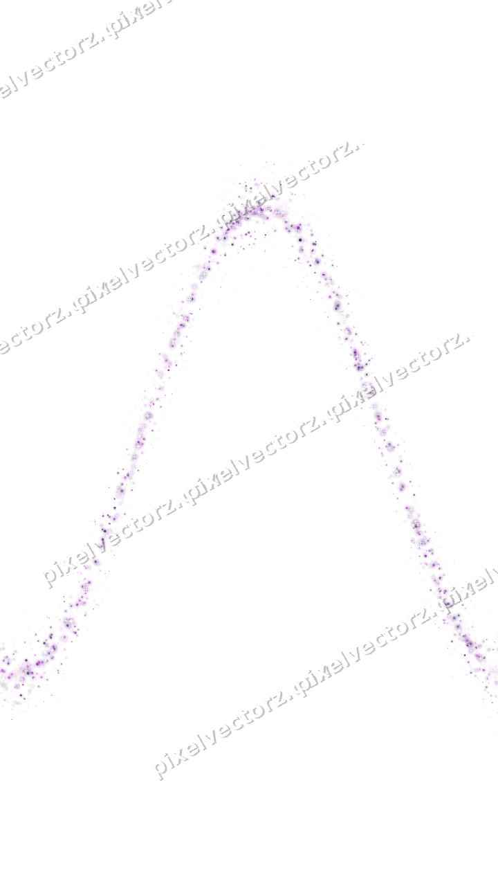 Nahtlose Glitzerwelle in Violett auf transparentem Grund