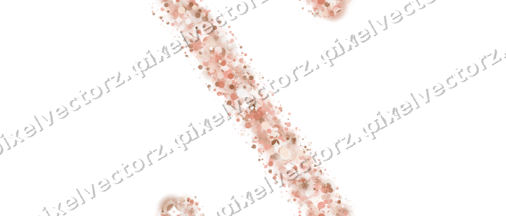 Nahtloses Glitzerband in Orange und Rot auf transparentem Grund