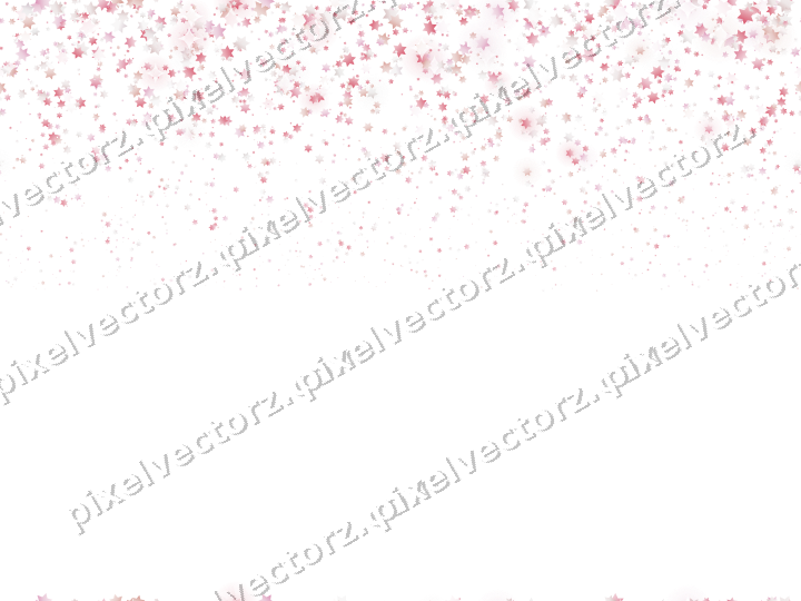 Nahtloser Glitzerregen aus Sternen auf transparentem Grund