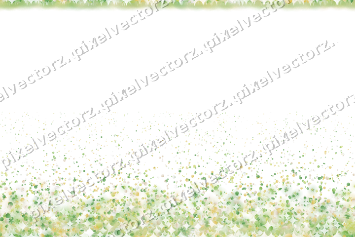 Nahtloser Glitzeraufstieg in Limette und Gelb auf transparentem Grund