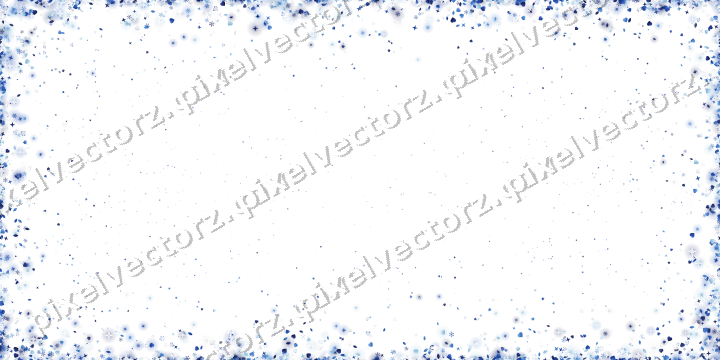 Nahtlose Glitzervignette in Blau und Türkis auf transparentem Grund