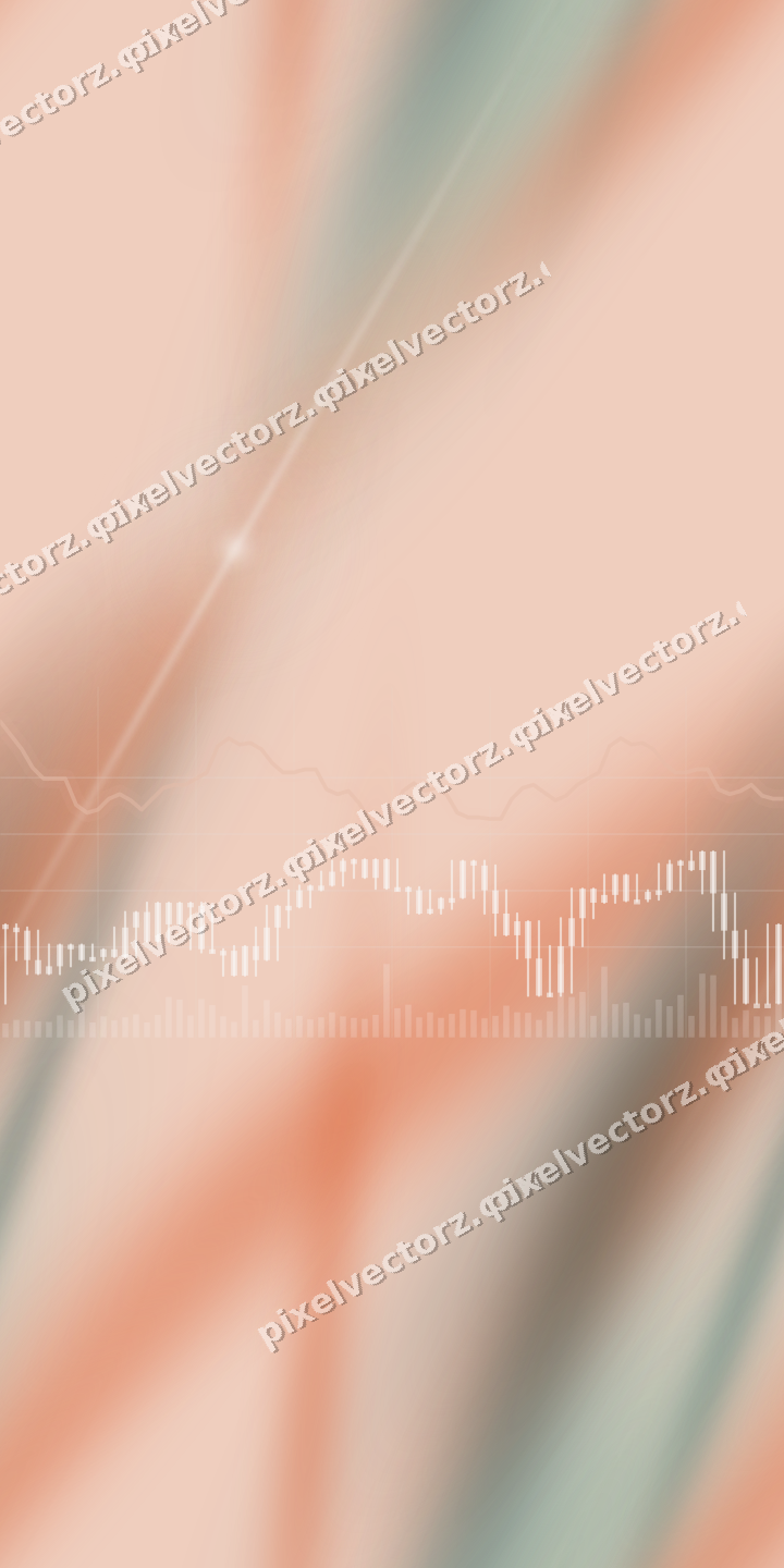 Nahtloser Pastell Diagramm Hintergrund in Orange und Petrol