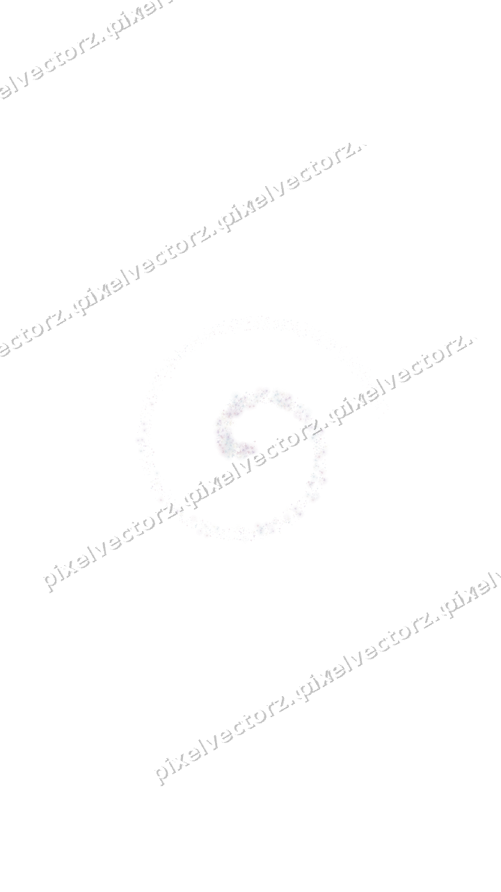 Nahtlose Glitzerspirale aus Sternen auf transparentem Grund