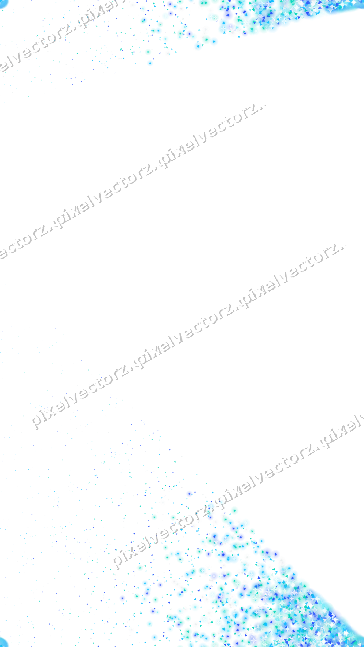 Nahtloser Glitzerfächer aus Dreiecken auf transparentem Grund