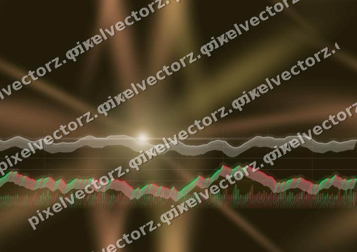 Nahtloser Neon Diagramm Hintergrund in Bernstein und Orange