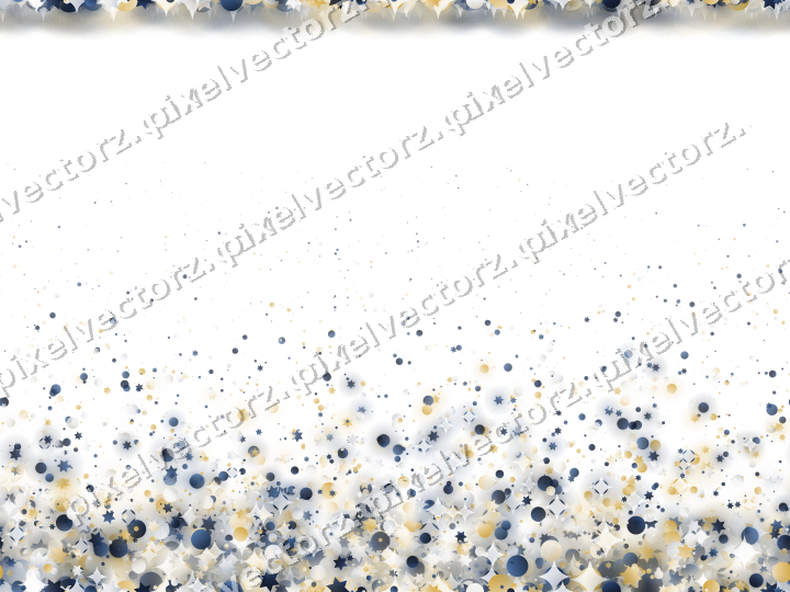 Nahtloser Glitzeraufstieg in Dunkelblau auf transparentem Grund