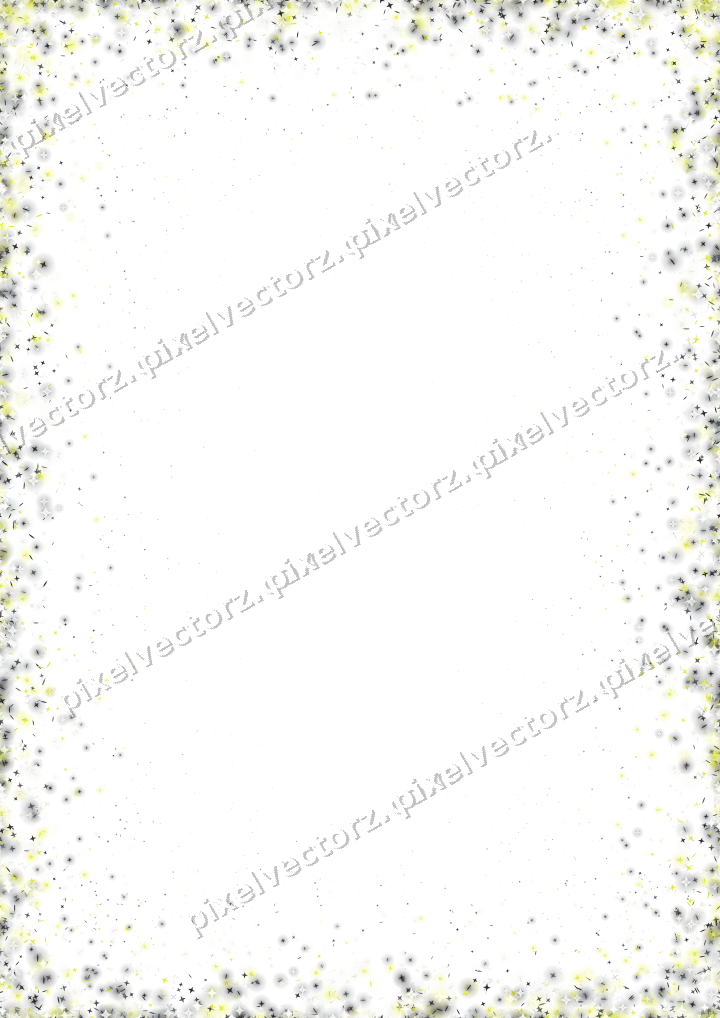Nahtlose Glitzervignette in Gelb und Grau auf transparentem Grund