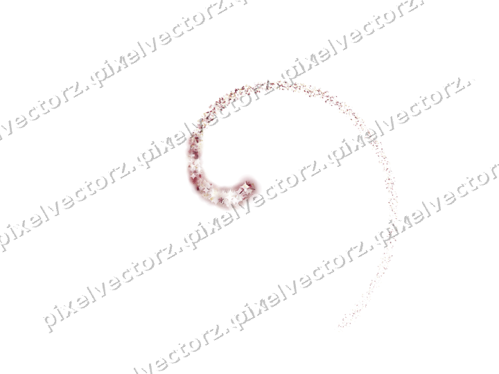 Nahtlose Glitzerspirale in Dunkelrosa und Rot auf transparentem Grund