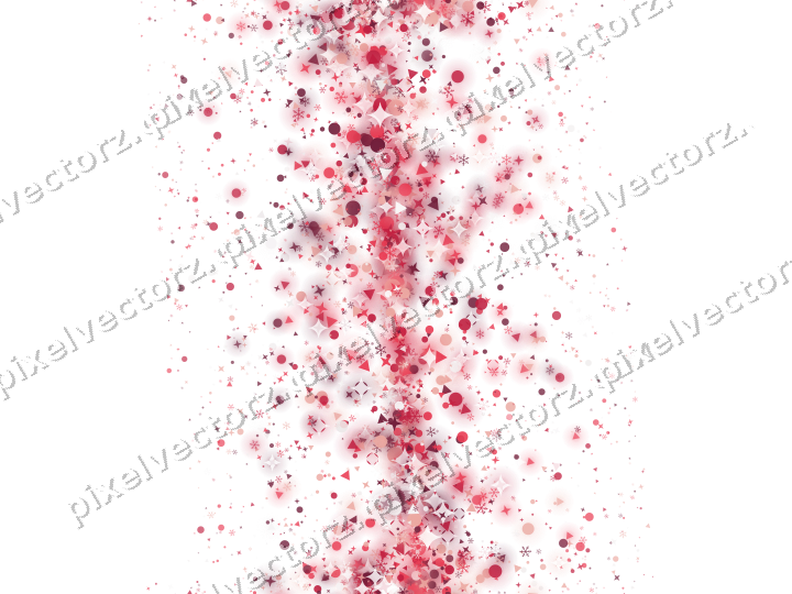Nahtloses Glitzerband in Rosa und Rot auf transparentem Grund