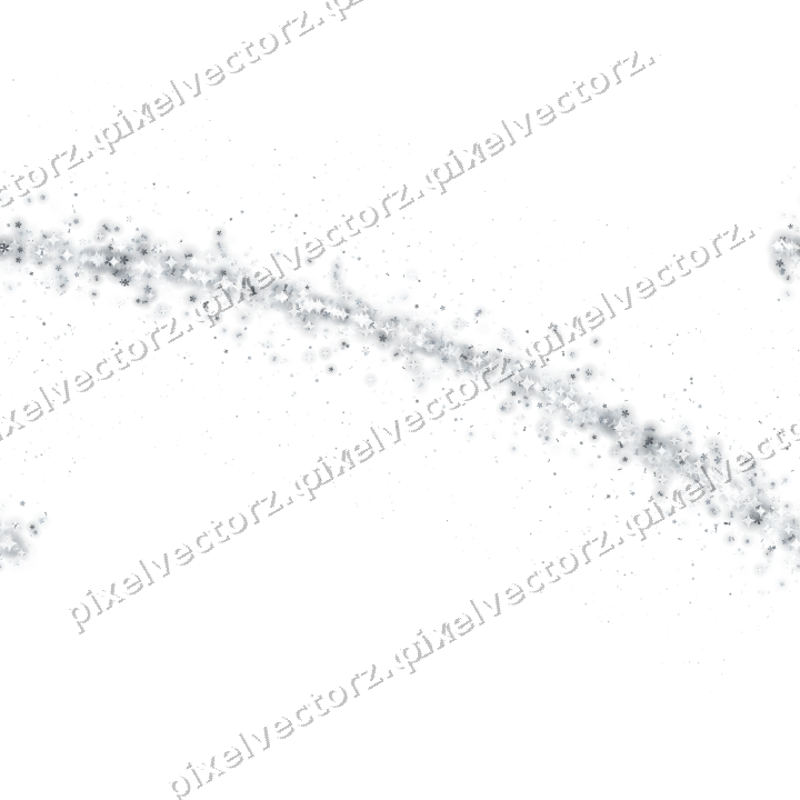 Nahtloser Glitzerbogen in Blassblau auf transparentem Grund