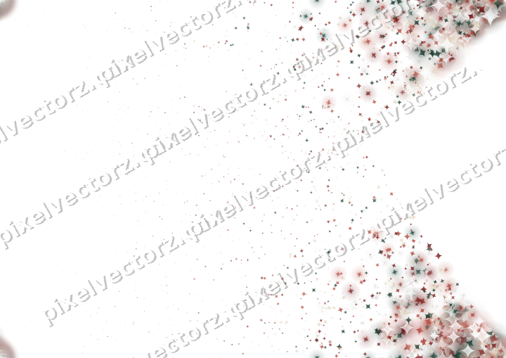 Nahtloser Glitzerfächer aus Funken auf transparentem Grund
