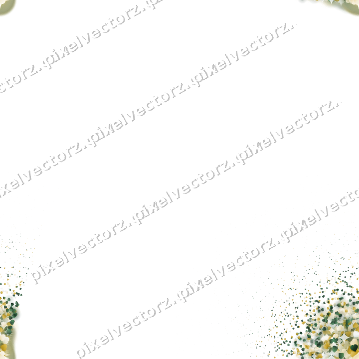 Nahtloser Glitzerfächer aus Herzen auf transparentem Grund