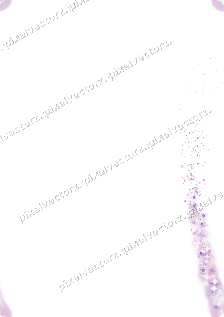 Nahtloser Sternenschweif in Magenta auf transparentem Grund