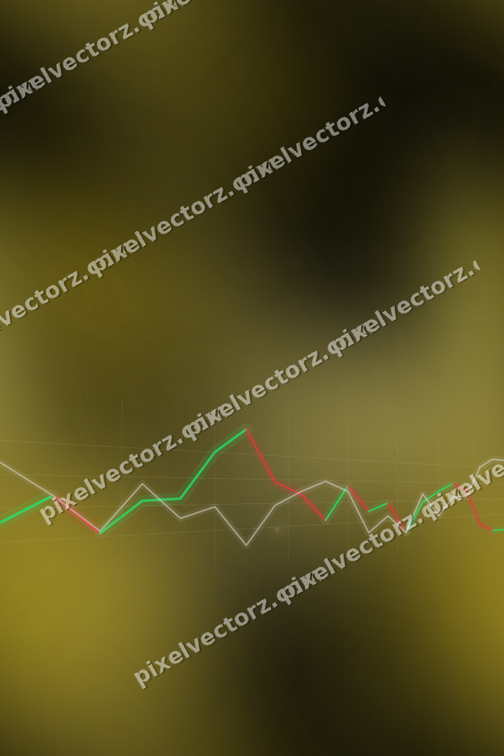 Nahtloser Neon Diagramm Hintergrund in Bernstein und Gelb
