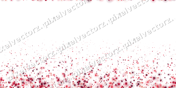 Nahtloser Glitzeraufstieg aus Punkten in Rosa auf transparentem Grund
