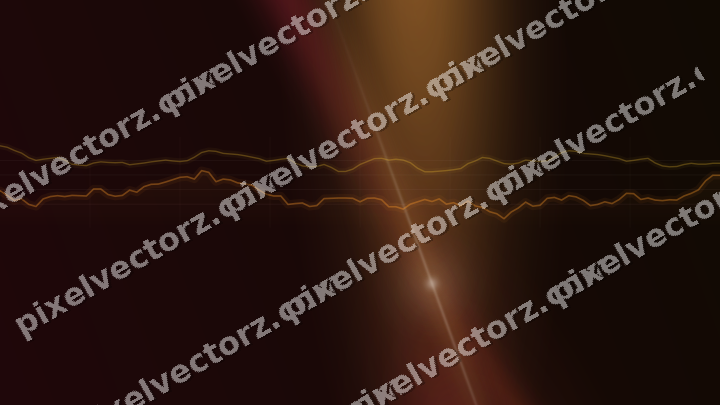 Leuchtender Neon Diagramm Hintergrund in Orange und Bernstein