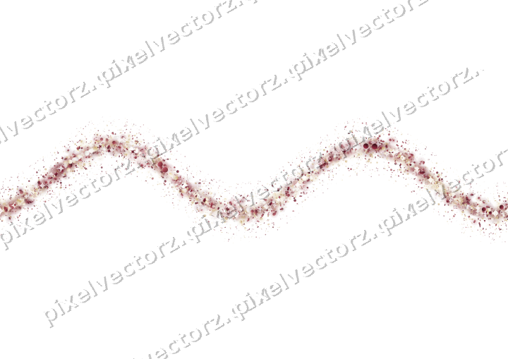 Nahtlose Glitzerwelle aus Funken und Tropfen auf transparentem Grund