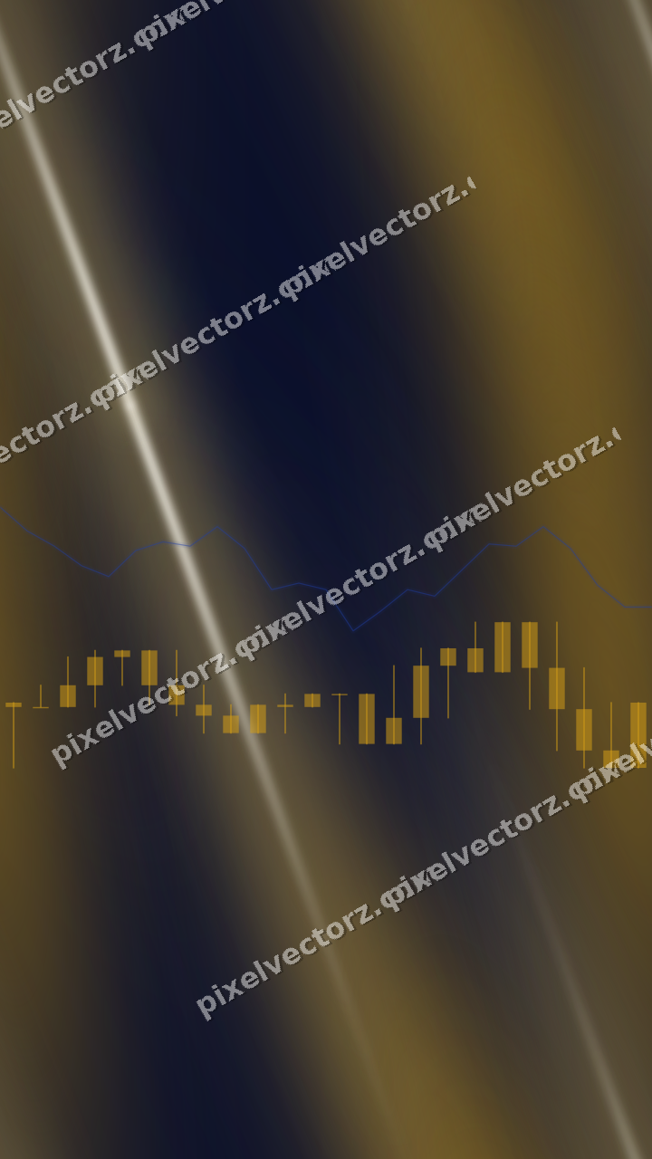 Nahtloser Neon Diagramm Hintergrund in Bernstein und Blau