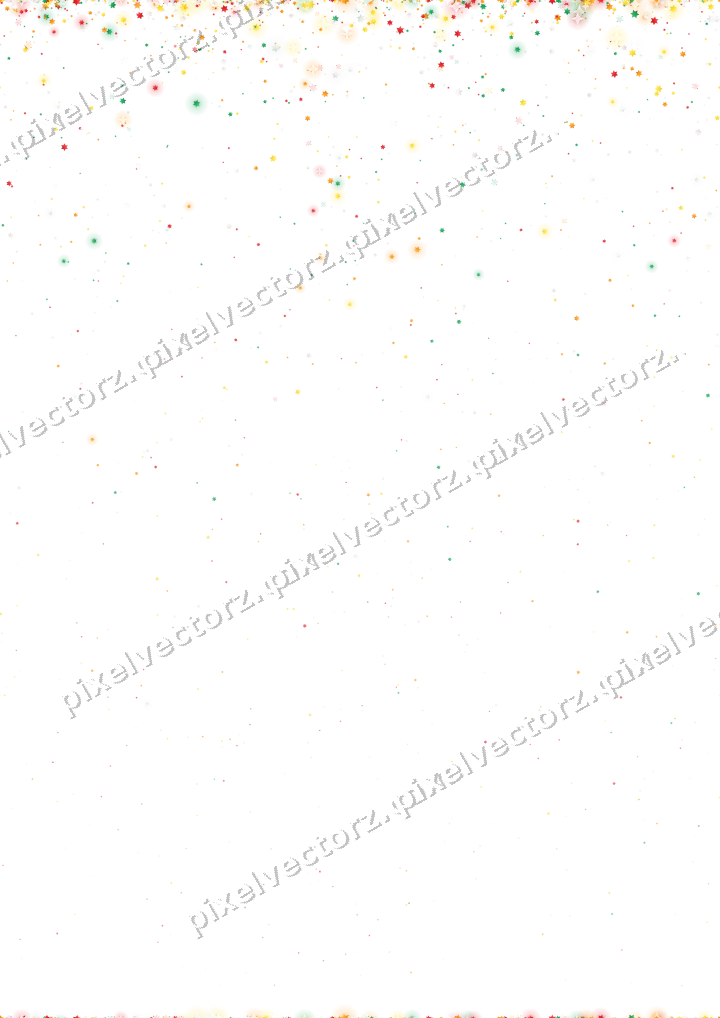 Nahtloser Glitzerregen aus Sternen in Rot auf transparentem Grund